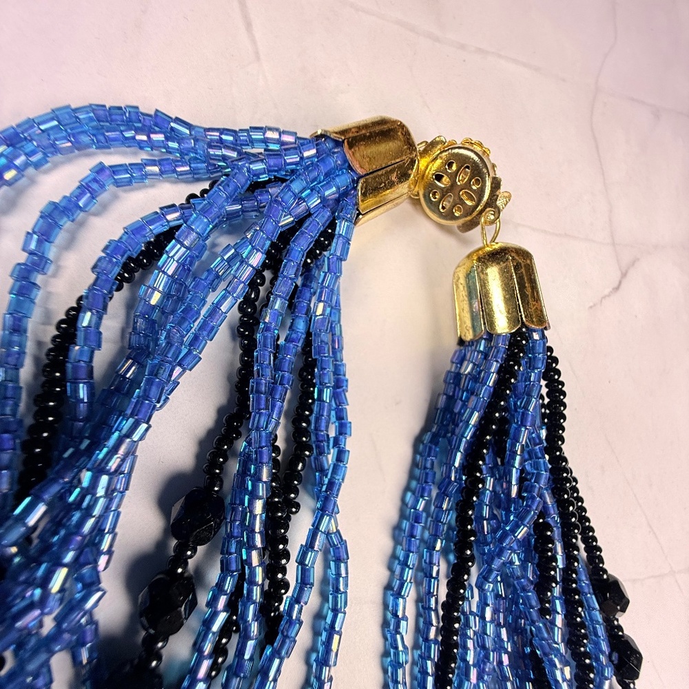 Hand-Beaded Multi-Strand Necklace - Picture 4 of 7